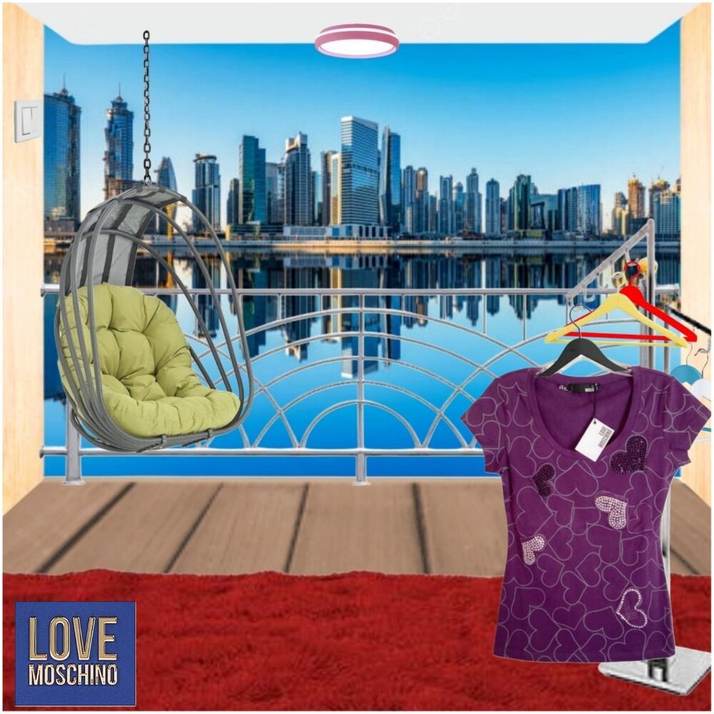 LOVE MOSCHINO Embellished Hearts Tee